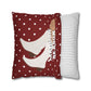 MAROON SEASON THROW PILLOW CASE