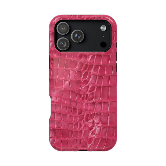 PINK CROC MAGSAFE IMPACT-RESISTANT PHONE CASE