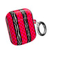 HOT PINK ZEBRA CHECKERED AIRPODS CASE