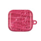 PINK CROC AIRPODS CASE
