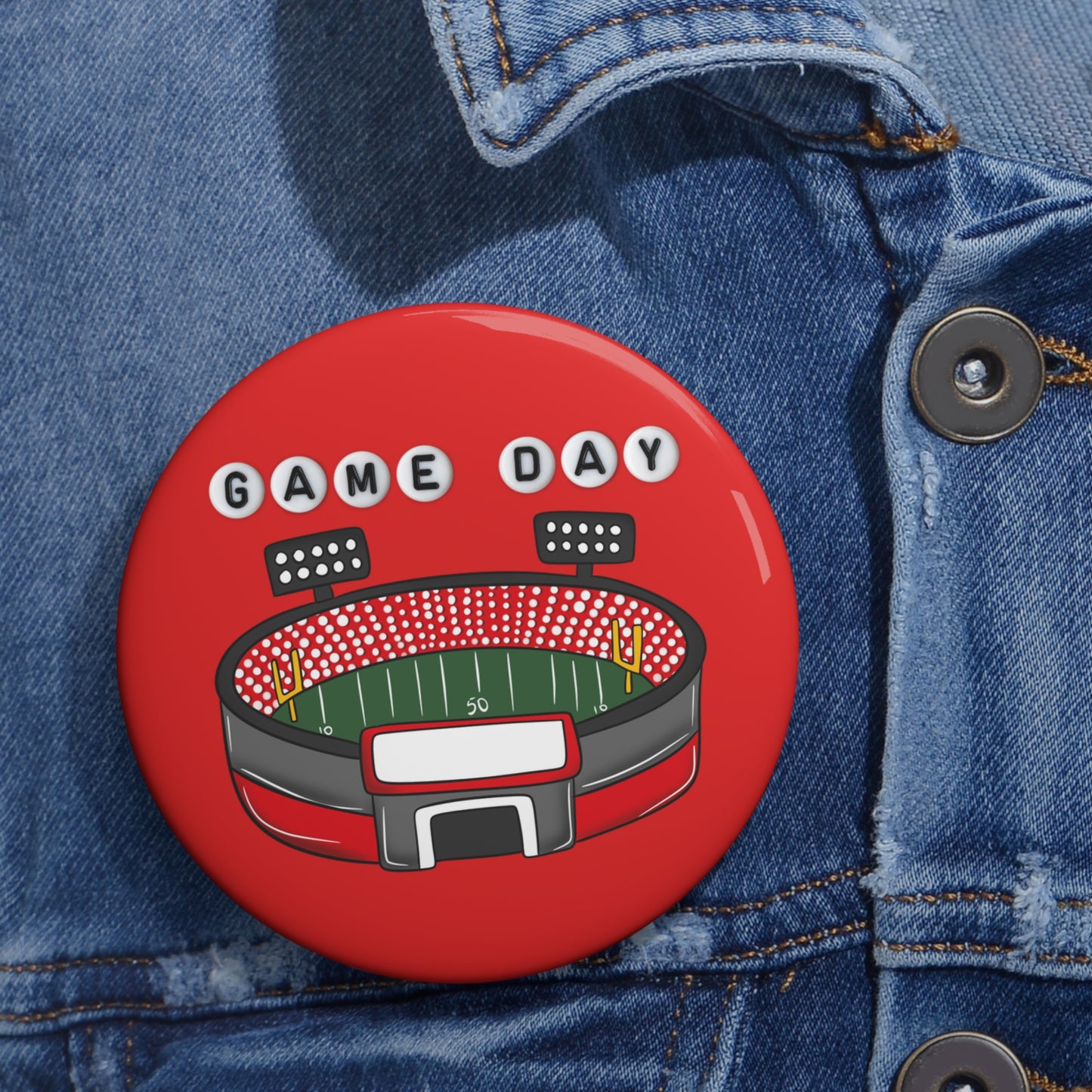GAME DAY BUTTON PIN