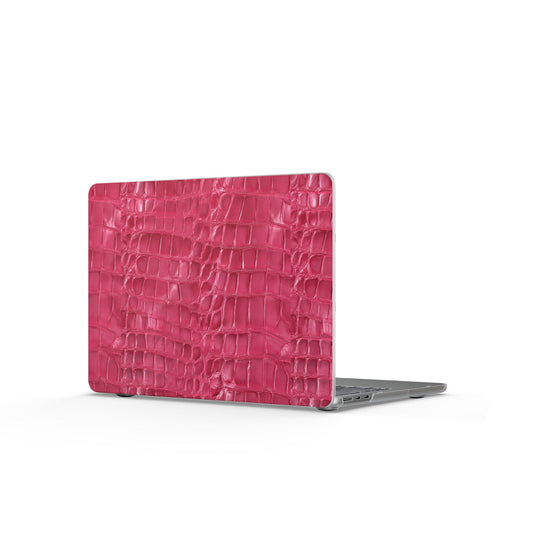 PINK CROC HARDSHELL MACBOOK CASE