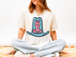 ALL HAT NO CATTLE COWBOY HAT GRAPHIC TEE