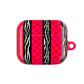HOT PINK ZEBRA CHECKERED AIRPODS CASE