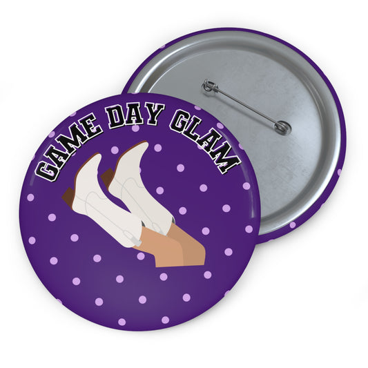 GAME DAY GLAM BUTTON PIN