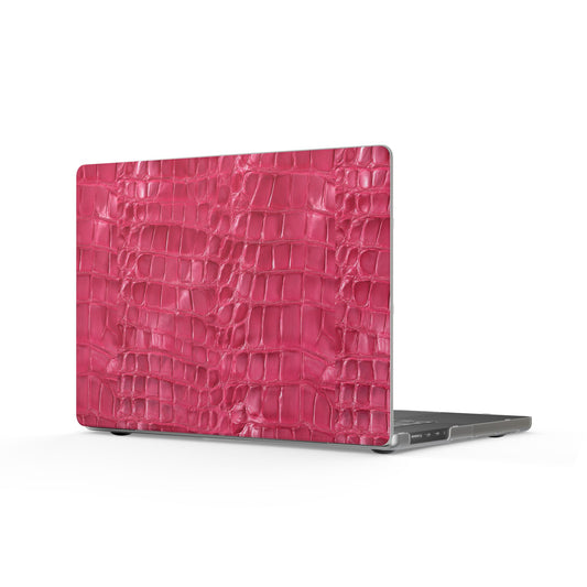 PINK CROC HARDSHELL MACBOOK CASE