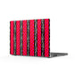 HOT PINK ZEBRA CHECKERED HARDSHELL MACBOOK CASE