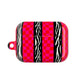 HOT PINK ZEBRA CHECKERED AIRPODS CASE